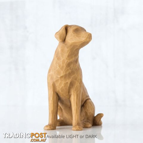 Willow Tree - Love my Dog (light) Figurine - Always with me, full of personality! - Willow Tree - 638713432254