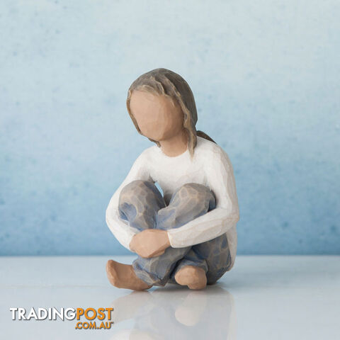 Willow Tree - Spirited Child (darker skin tone and hair colour) - ...nurtured by your loving care - Willow Tree - 638713320728