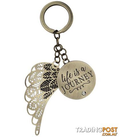 You Are An Angel Keychain - Life is a Journey