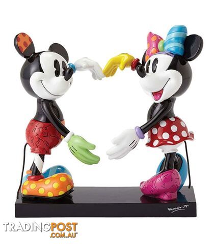 Britto Disney Mickey And Minnie Large Figurine - Britto - 045544888516