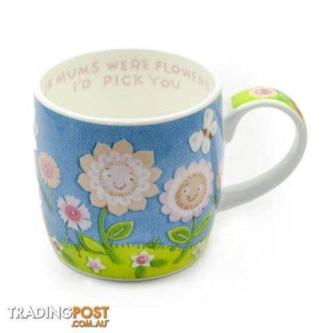 Royal Worcester Mug - If Mom Were Flowers I'd Pick You - Royal Worcester - 749151518216