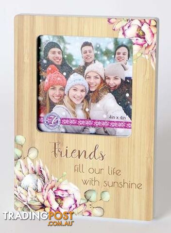 Bunch Of Joy Photo Frame 4x4in Friends