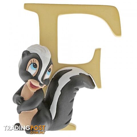 Disney Enchanting Alphabet F - Flower Skunk Figurines - Disney Enchanting - 720322295518