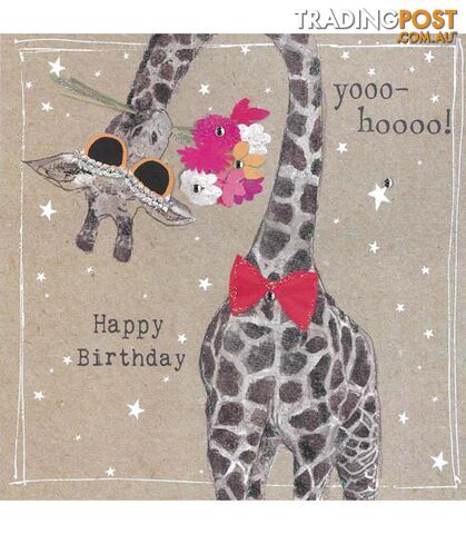 Fancy Pants Greeting Card with Gems â Yooo-Hooo! Happy Birthday