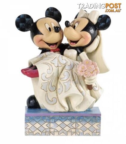 Jim Shore Disney Traditions - Mickey & Minnie Wedding Figurine - Disney Traditions - 0045544554305