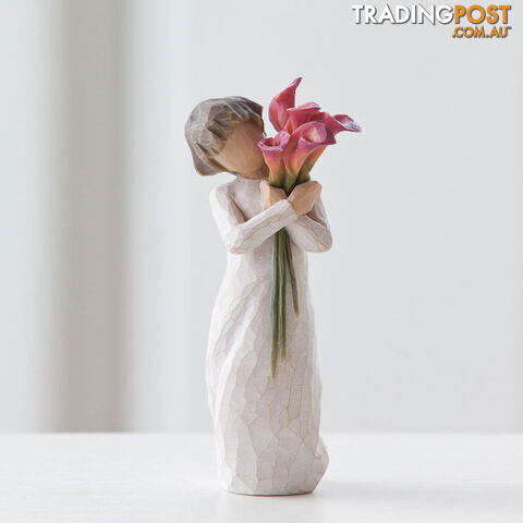 Willow Tree - Bloom Figurine - Like our friendship... vibrant and ever-constant - Willow Tree - 638713220233
