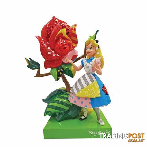 Disney by Britto - Alice in Wonderland 70th Anniversary Large Figurine - Enesco - 028399295593