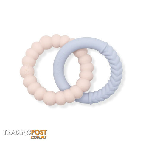 Sunshine Teether Snow and Blush - Jellystone Designs - 9343900007047