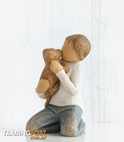 Willow Tree - Kindness Boy Figurine (lighter skin tone and hair colour) - Above all, kindness - Willow Tree - 638713262172