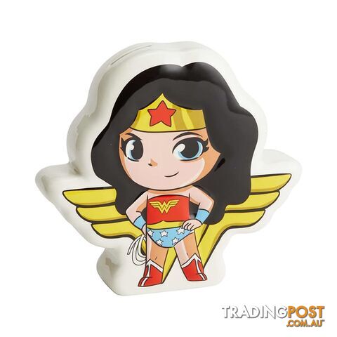 DC Super Friends - Wonder Woman Money Bank - Enesco - 028399139729