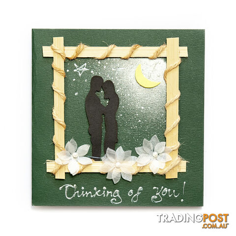Handcrafted Greeting Card - Thinking Of You 13.5 x 13.5 cm - Duc Quyen - 8935086099131