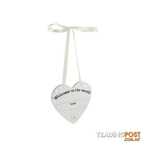 Bambino - Welcome To The World Hanging Plaque - 5017224563056
