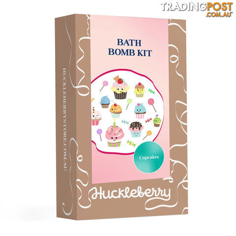 Make Your Own Bath Bombs Kit -Cupcakes - Huckleberry - 9354901000241