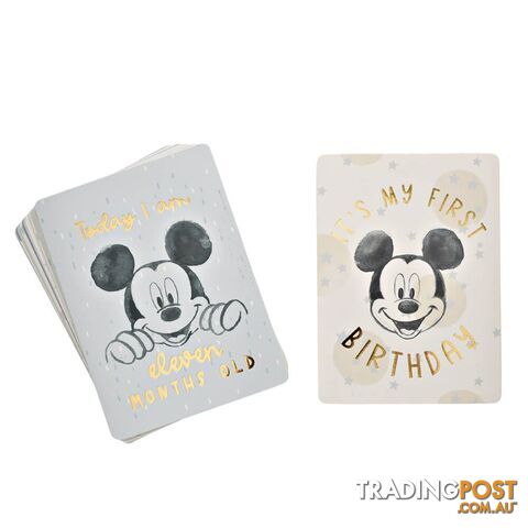 Milestone Cards: Mickey Mouse (Set of 24) - Disney Gifts - 5017224950399