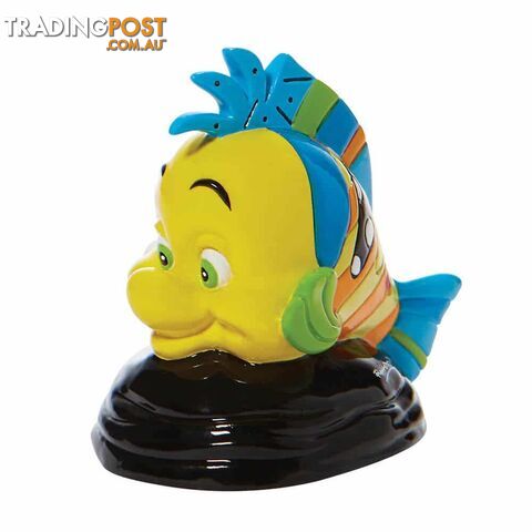 Disney by Britto - Mini Figurine Flounder - Enesco - 028399295791