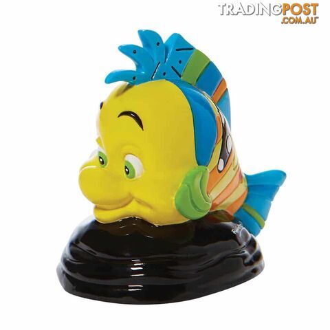 Disney by Britto - Mini Figurine Flounder - Enesco - 028399295791
