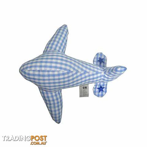ES Kids - Blue Aeroplane Rattle - 20cm