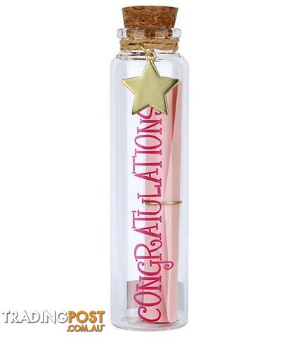 You Are An Angel - Congratulations Wish Bottle - Message in a Bottle