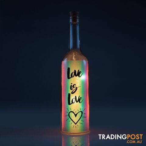 Love Iridescent Wishlight Bottle - Love is Love