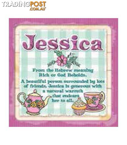 Personalised Cuppa Coasters - Jessica