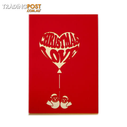 Pop-Up Card - Christmas Love 12 x 17 cm - Duc Quyen - 8935086014202