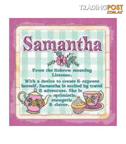 Personalised Cuppa Coasters - Samantha