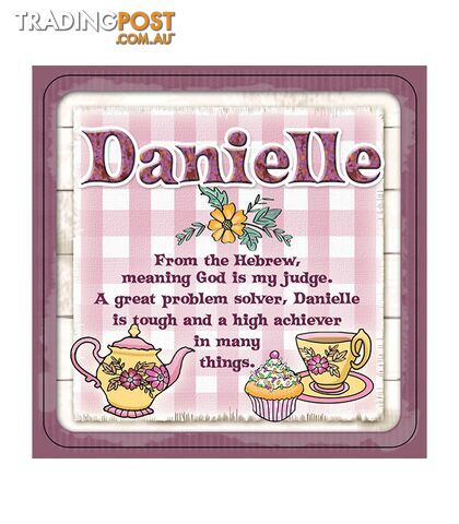 Personalised Cuppa Coasters - Danielle