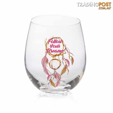 Follow Your Dreams Tallulah Dreamcatcher Stemless Glass - MDI - 9318051141933