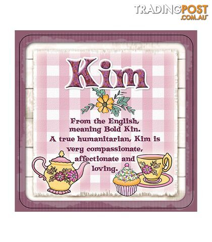 Personalised Cuppa Coasters - Kim