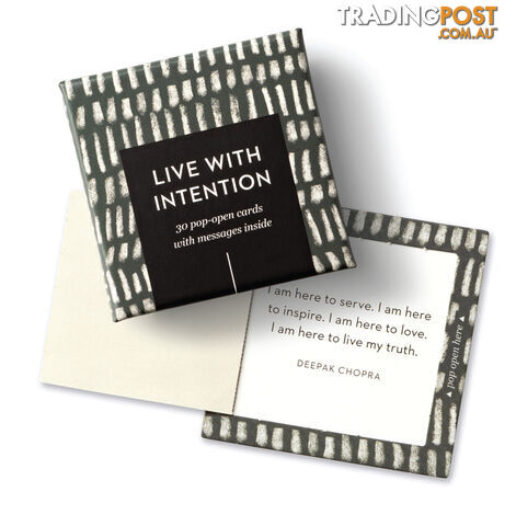 Thoughtfulls Pop-Open Cards - Live With Intention - Compendium - 749190107105
