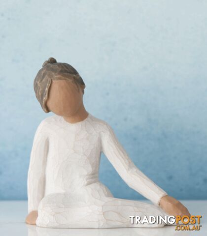 Willow Tree - Thoughtful Child (darker skin tone and hair colour) - ...nurtured...