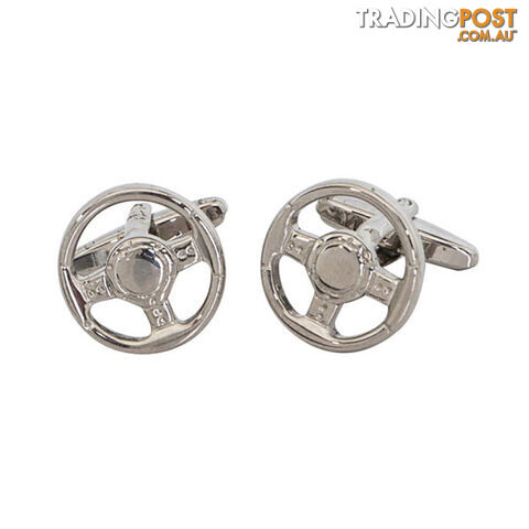 Cuff Links - Steering Wheel