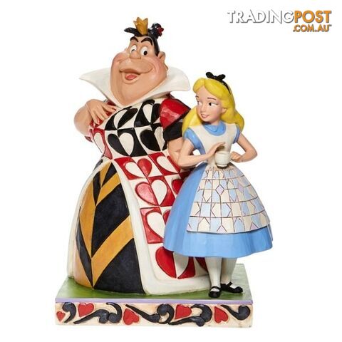 Disney Traditions - 21cm/8.25" Alice & Queen of Hearts - Disney Traditions - 0028399282432