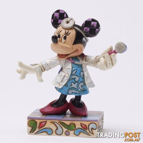 JIM SHORE DISNEY TRADITIONS - DOCTOR MINNIE PERSONALITY POSE FIGURINE - Disney Traditions - 028399270224