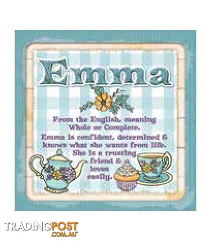 Personalised Cuppa Coasters - Emma