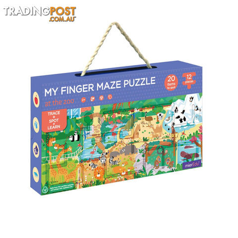 MierEdu My Finger Maze Puzzle - At The Zoo, Creative Toys - mierEdu -...