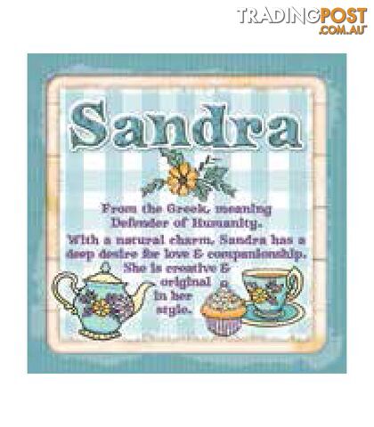 Personalised Cuppa Coasters - Sandra