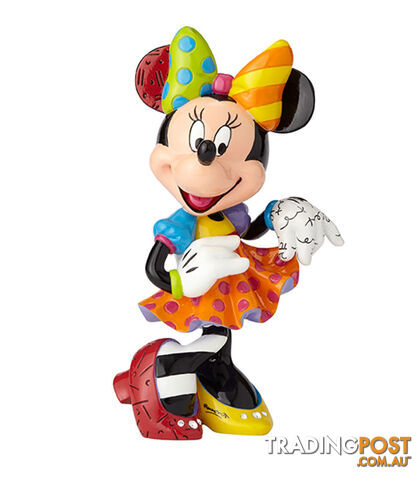 Britto Disney Minnie Mouse 90th Anniversary Large Figurine - Britto - 045544959735