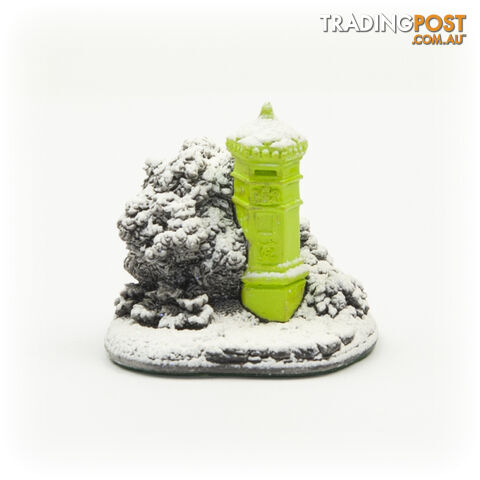 Lilliput Lane Post Box Green Splash - Lilliput Lane - 712203036150