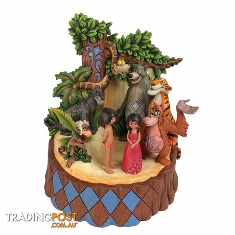 Disney Traditions - 20cm/8" Jungle Book, Carved by Heart (55th Anniversary) - Disney Traditions - 0028399302550