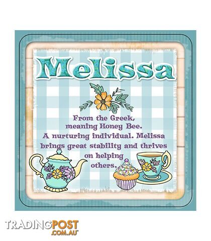Personalised Cuppa Coasters - Melissa