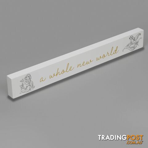 DISNEY COLLECTIBLE DESK PLAQUE: JASMINE - Widdop and Co - 5017224845589