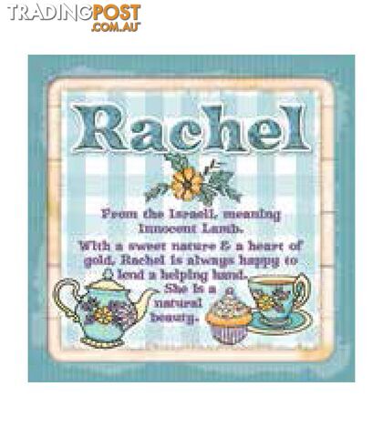 Personalised Cuppa Coasters - Rachel