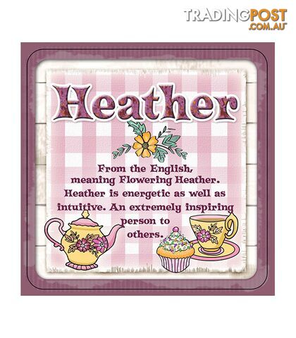 Personalised Cuppa Coasters - Heather
