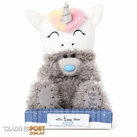 Me to You - Tatty Teddy Bear With Unicorn Hat Plush - Me to You - 5035924646992