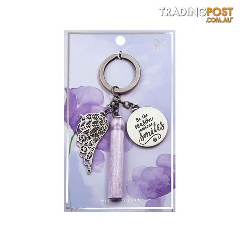 You Are An Angel Keychain Charm - Be The Reason - The Aird Group - 9316188087636