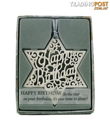 Delicate Words â Happy Birthday Sentiment Hanger - Delicate Words - 886767052557