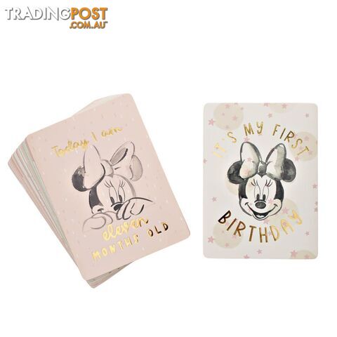 Milestone Cards: Minnie Mouse (Set of 24) - Disney Gifts - 5017224950351