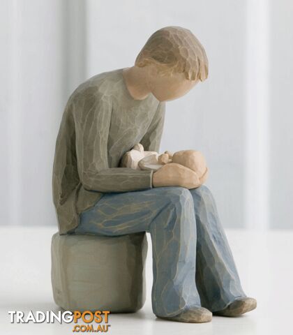 Willow Tree - New Dad Figurine - In awe and wonder of what's to come - Willow Tree - 638713261298