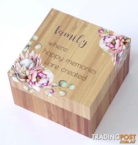 Bunch Of Joy Trinket Box 12cm Family